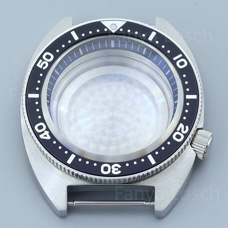 41mm Silver Watch Case Modify turtle SKX Mod Sapphire 10ATM For Seiko NH34 35 36