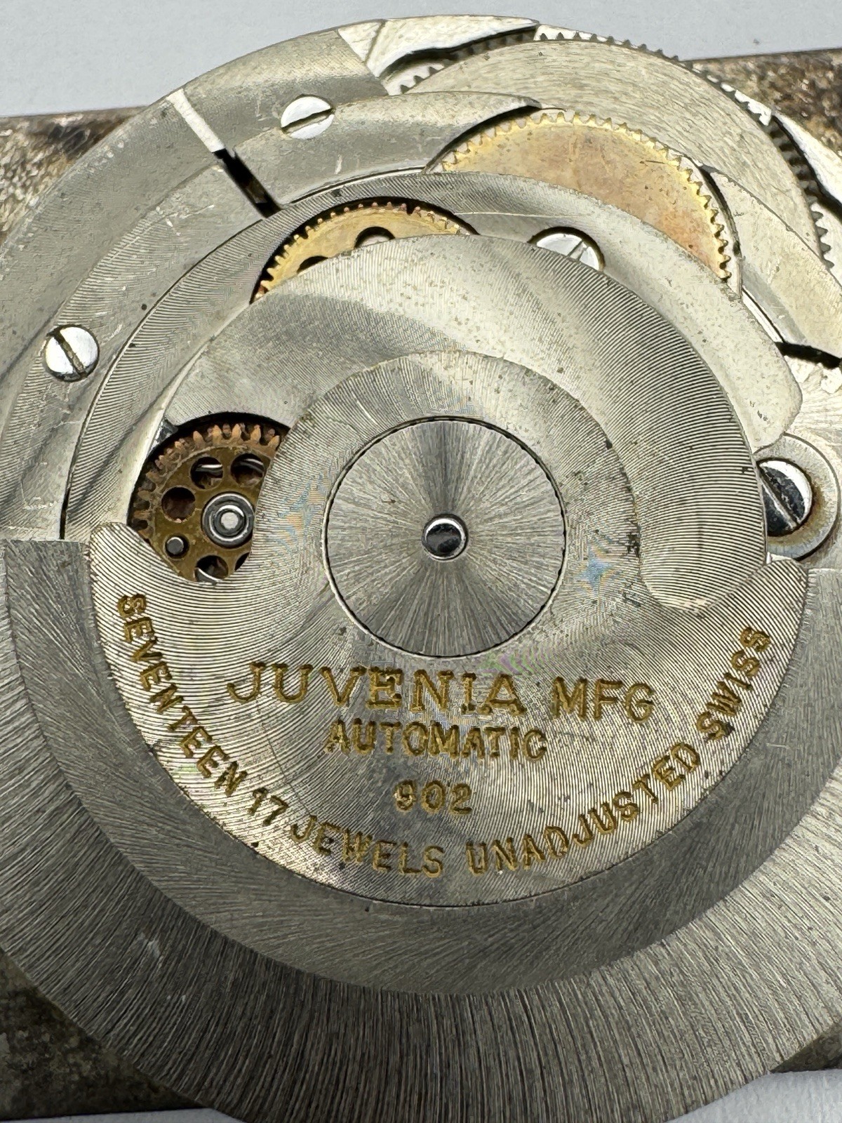 Vintage Juvenia Cal 902 Automatic Wristwatch Movement – Runs