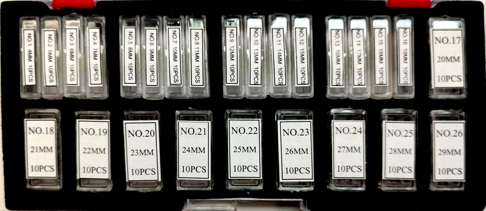Assortment of Open End Pins For Watch Bracelet, Diameter 1.0mm,AB-617-1.0×2