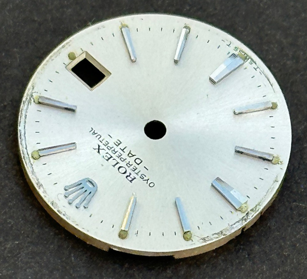 Vintage Rolex Oyster Perpertual Date Watch Dial For 26mm Case 6517 6519 6917