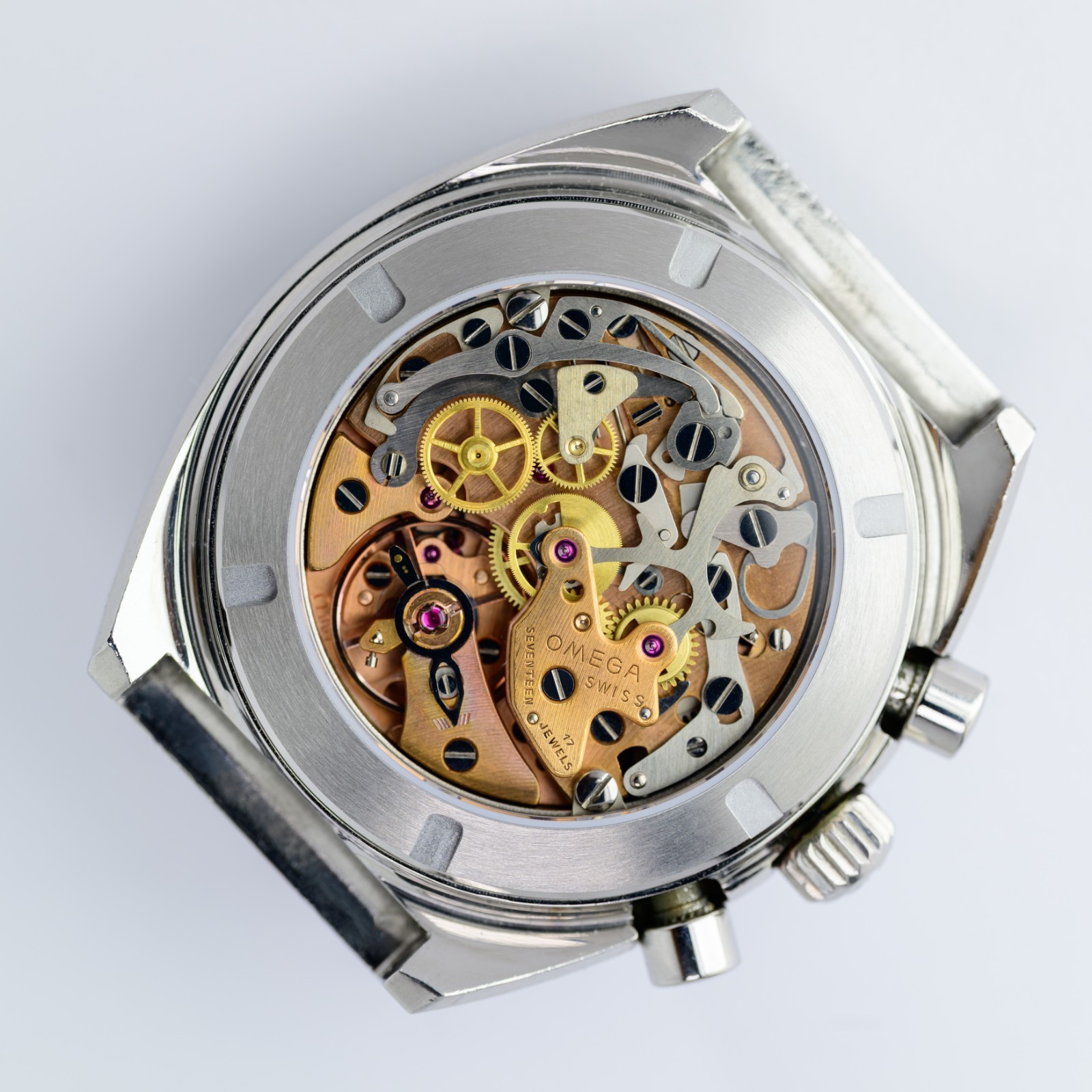 Spiralwinder Sapphire Exhibition Caseback for the Omega Speedmaster Mark II