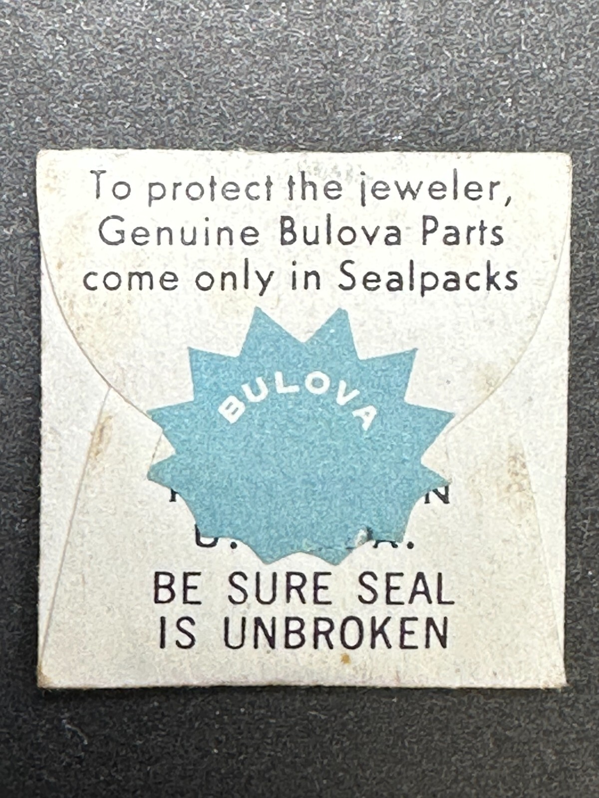 Bulova Factory Bulova 7AM Balance Staff #56 Standardized Part Watch Repair