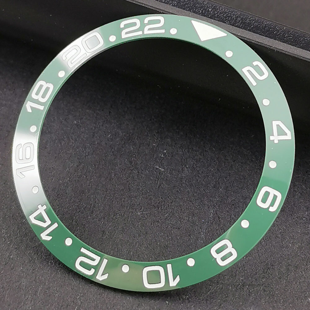 Super luminous 38mm ceramic bezel insert fit for 40mm PARNIS GMT men’s watch