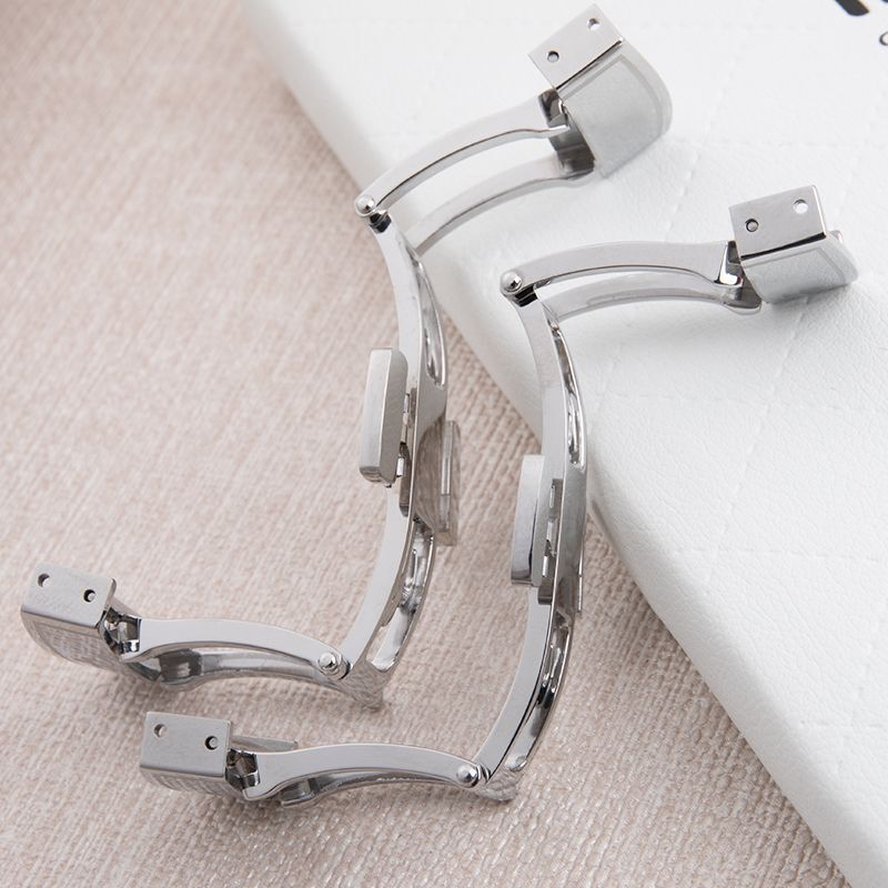 Fit for Patek Philippe Aquanaut Models 16 18mm Steel Folding Buckle Clasp