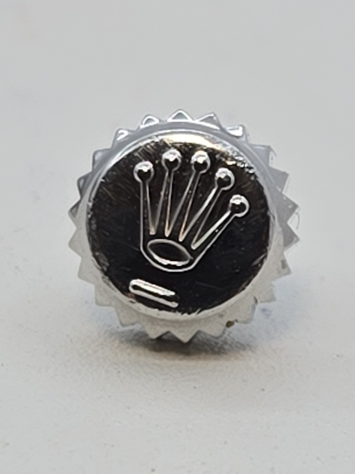 Rolex Crown 6mm , 24 604 0 , Stainless Steel, AAA Condition ,