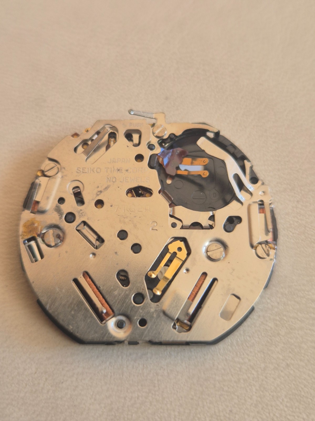 Seiko 7T62A Quartz Movement – For Spares or Repair