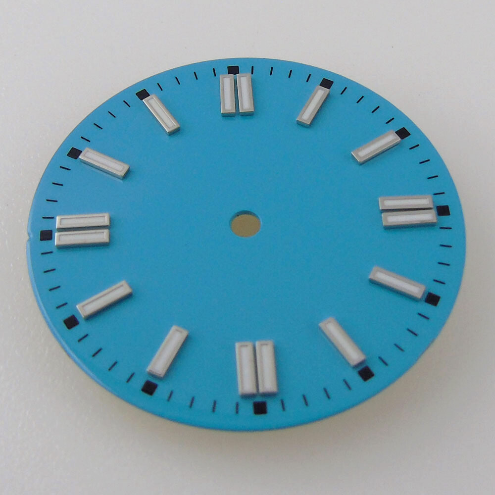 29mm Green Lume Sterile Watch Dial For ETA2824 2836/Miyota8215 821A/DG2813 3804