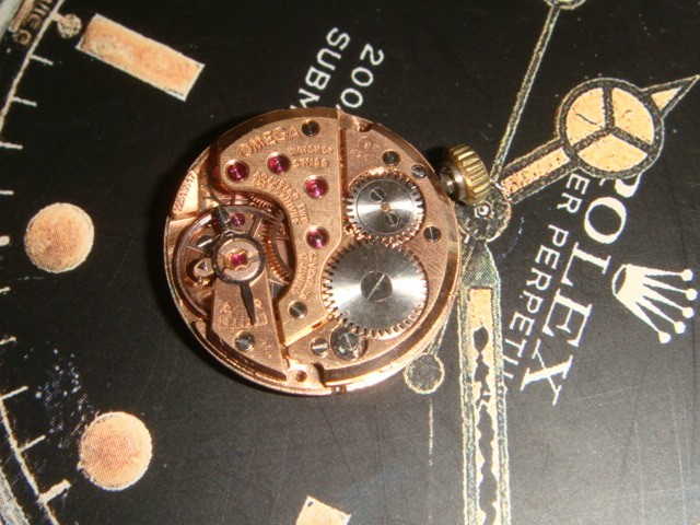 Vintage Omega calibre 620 Geneve DeVille watch movement project parts project GC