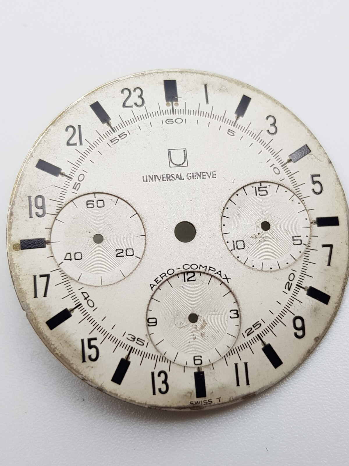 Universal Geneve Aero Compax 3707 Dial – Parts