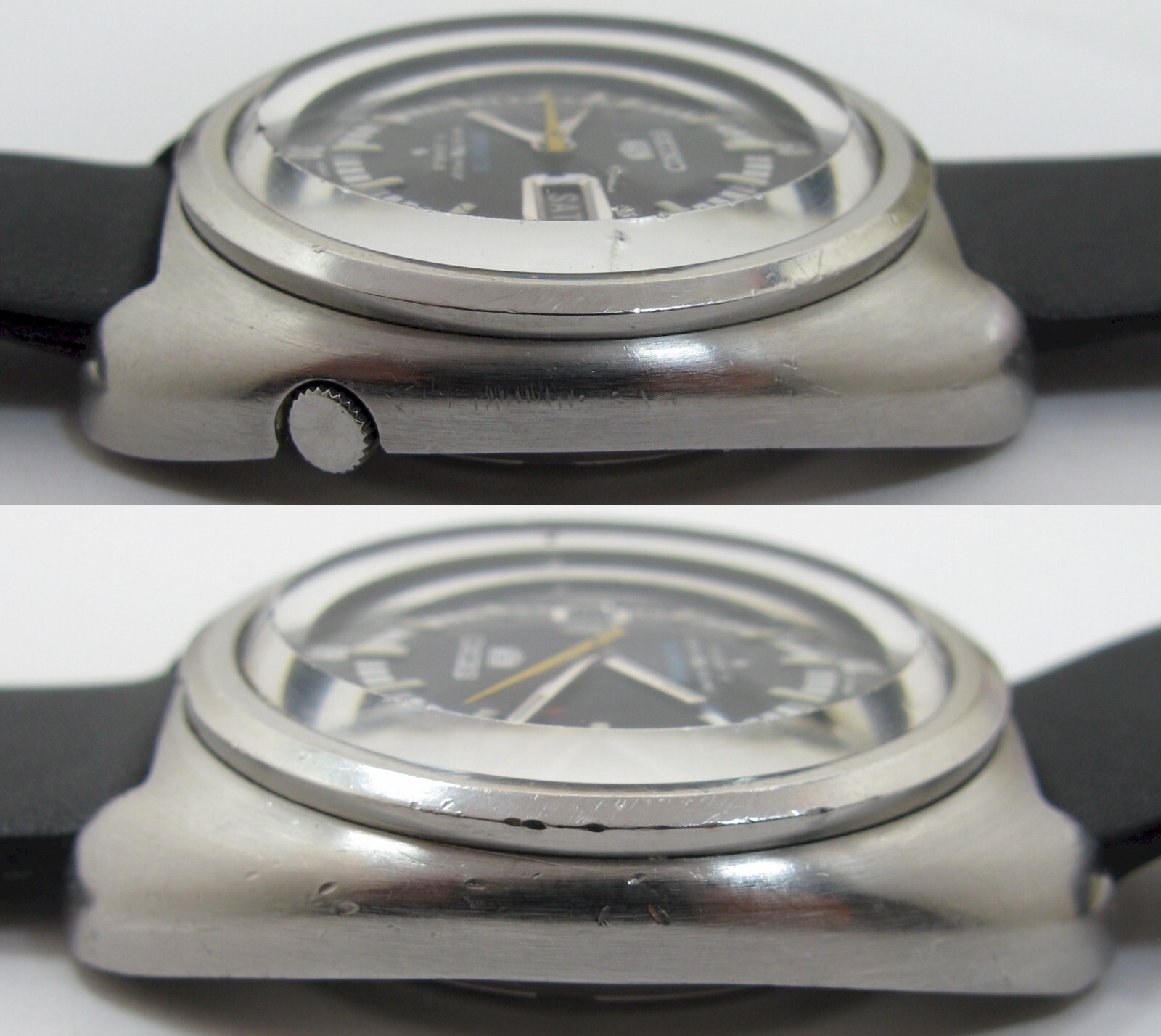 Seiko 5 Watch Sports 70 m 21 jewels 6119 8390 in stainless steel