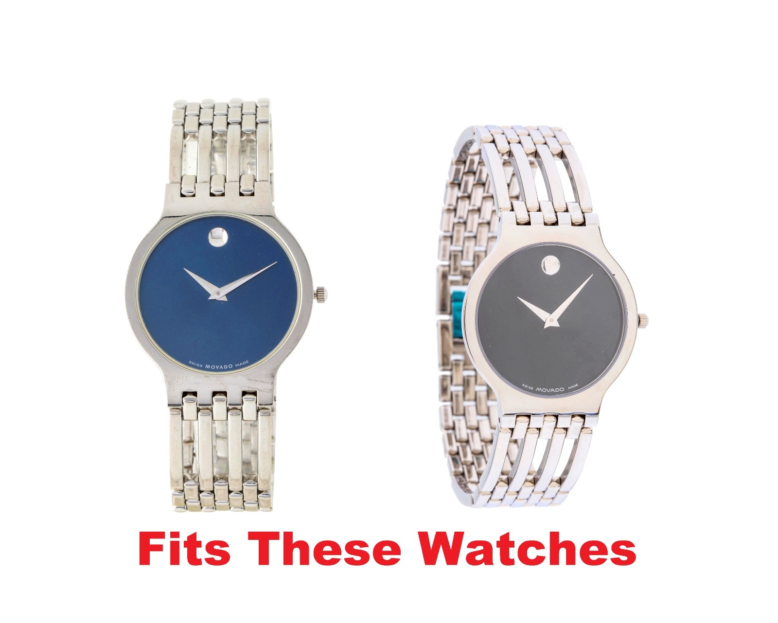 Movado Esperanza Mens Silver Tone Watch Sizing Link