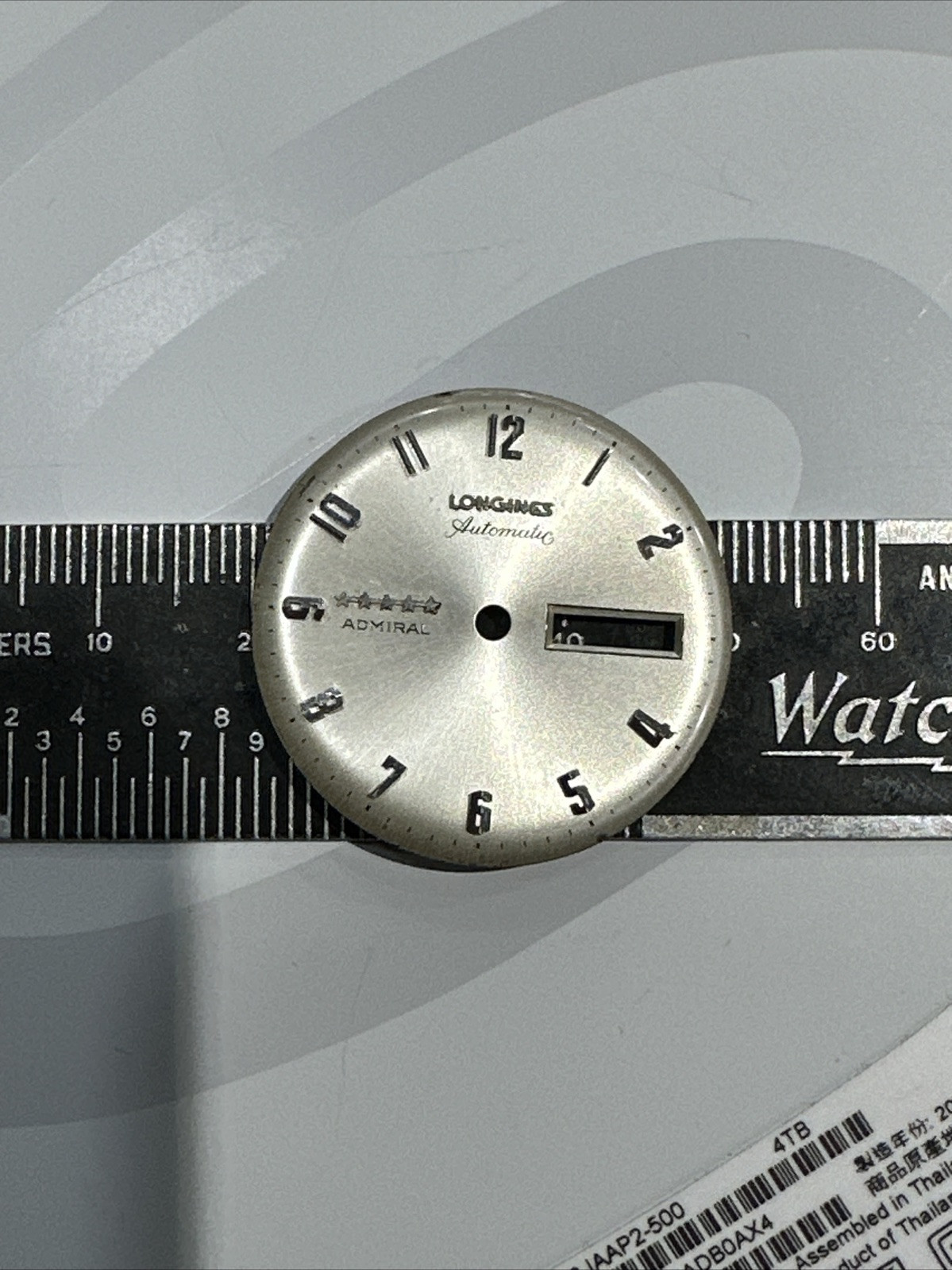 Longines Admiral Dial – Parts 5 star 9 o’clock mark
