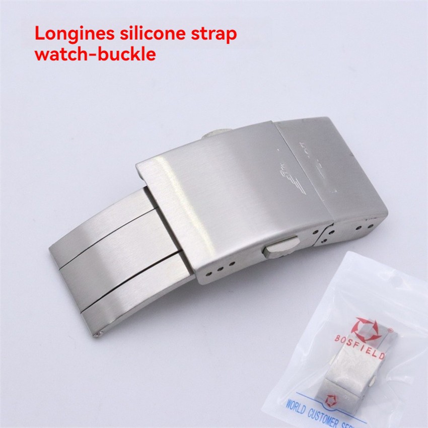19MM Stainless Steel Folding Buckle For Silicone Watch Strap Rubber Watch Band