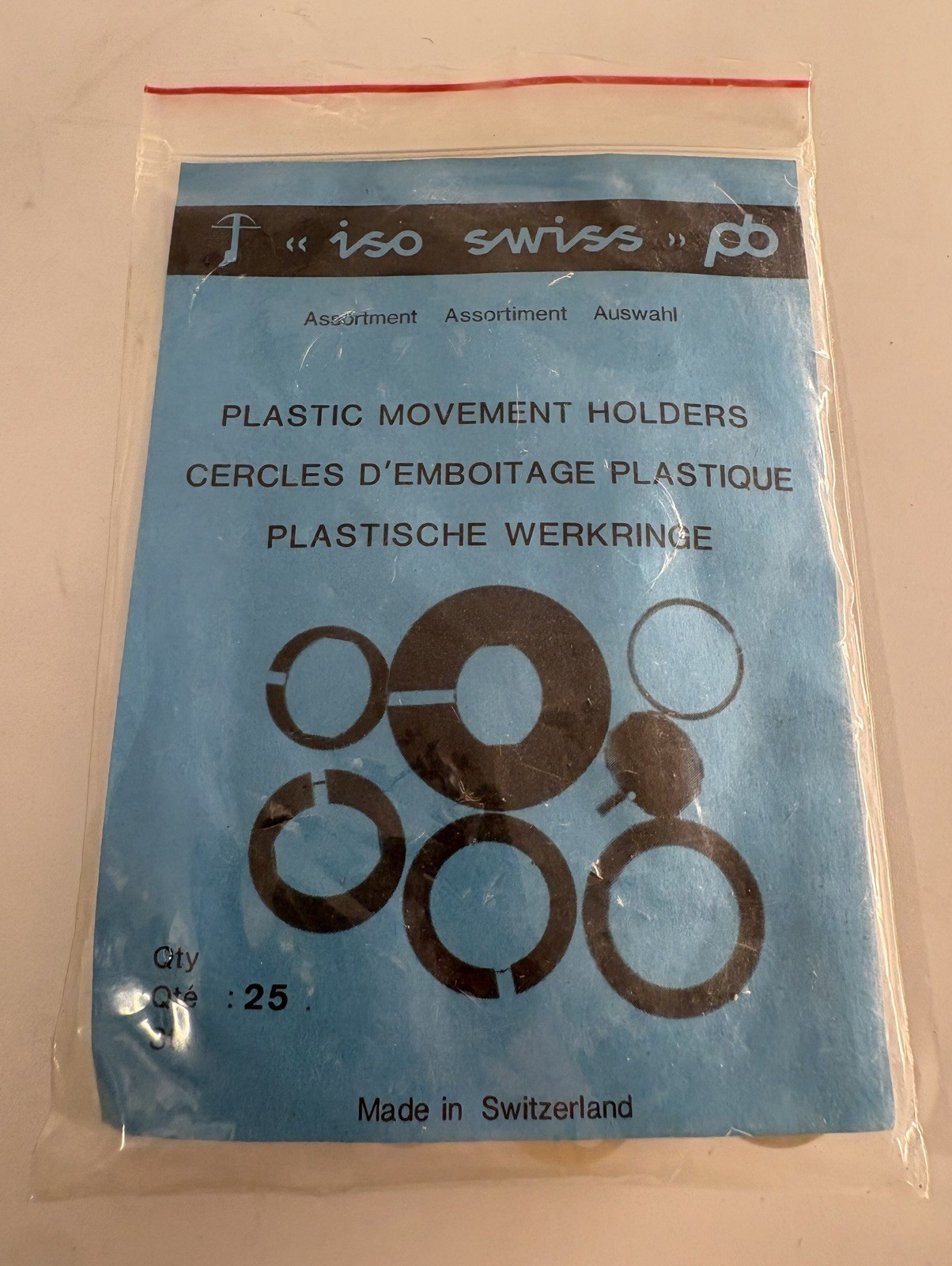 Vintage Swiss Watchmaker Movement case ring spacer assortment 25 pieces