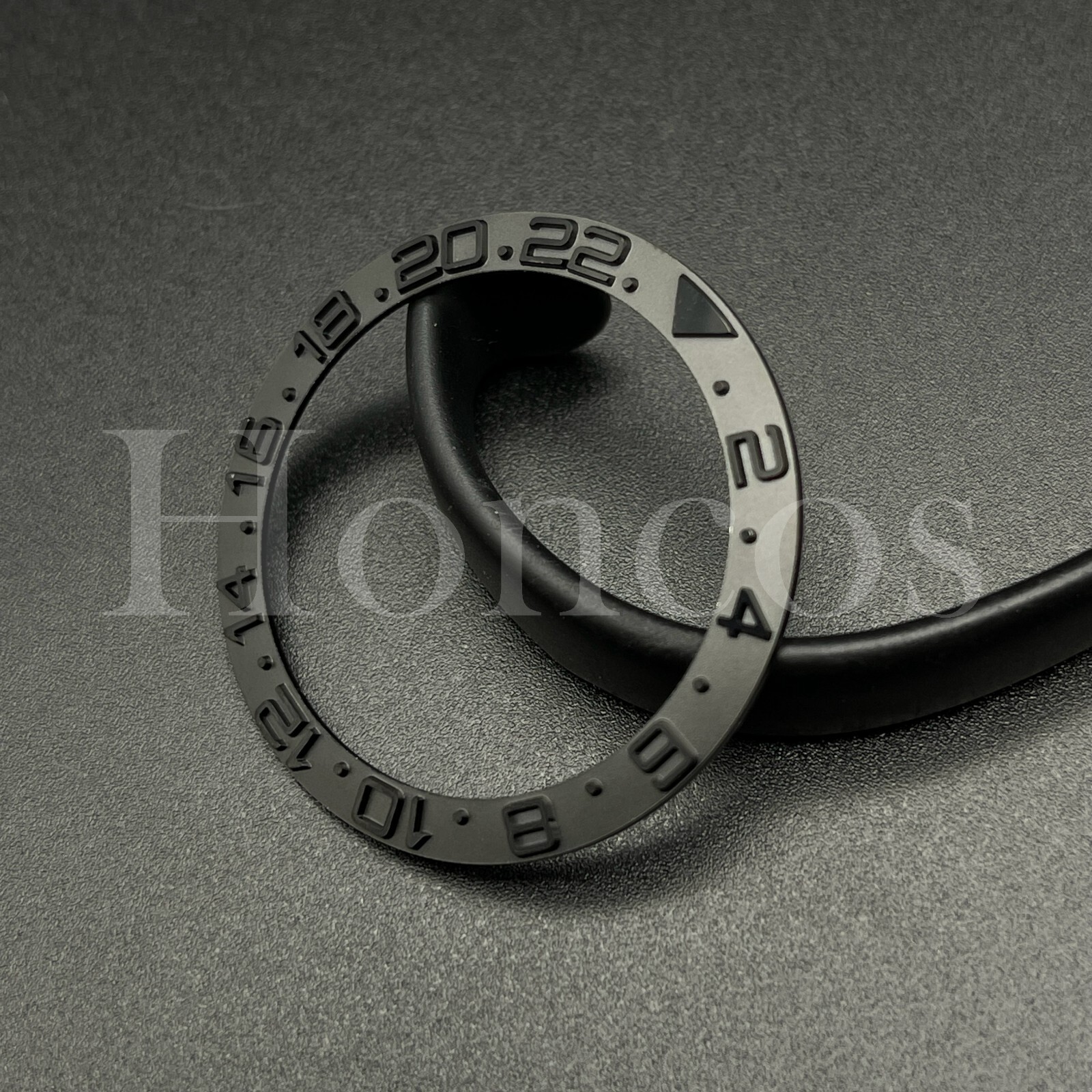 Black Metal Bezel Insert Fits For Rolex 40MM Yacht Master GMT Watch Seiko 6309