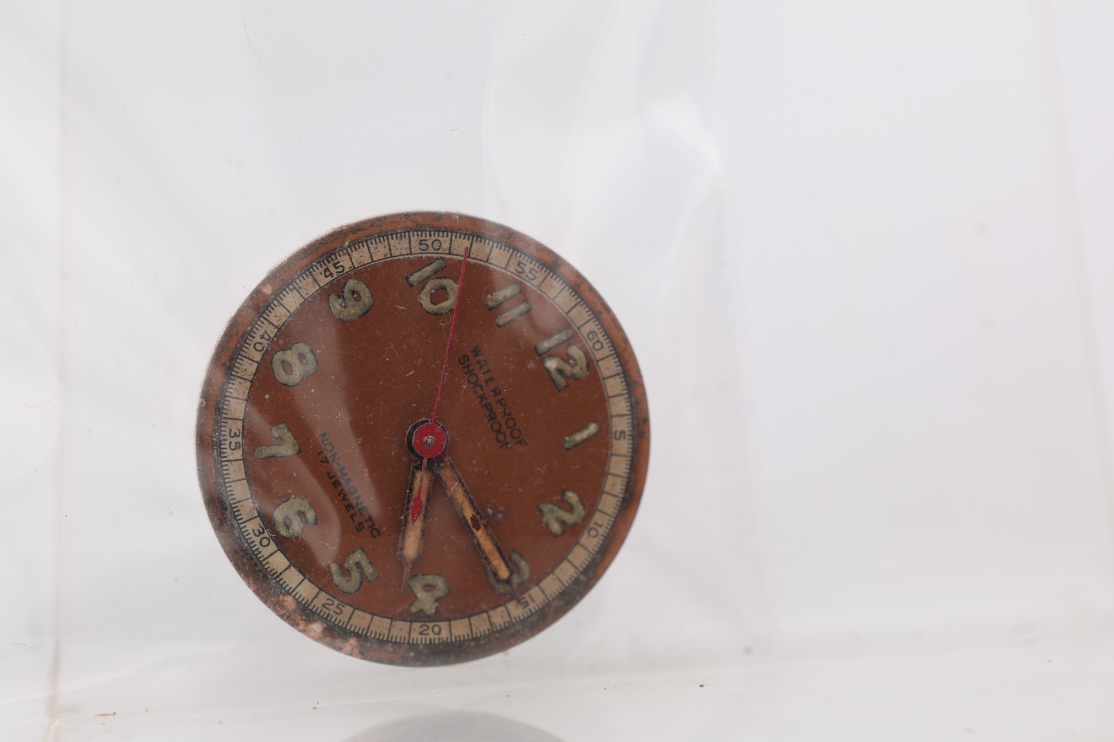 KINGSTON 17j SWISS cal. AS 1187 MILITARY WRIST WATCH MOVEMENT, GOOD BALANCE (OK)