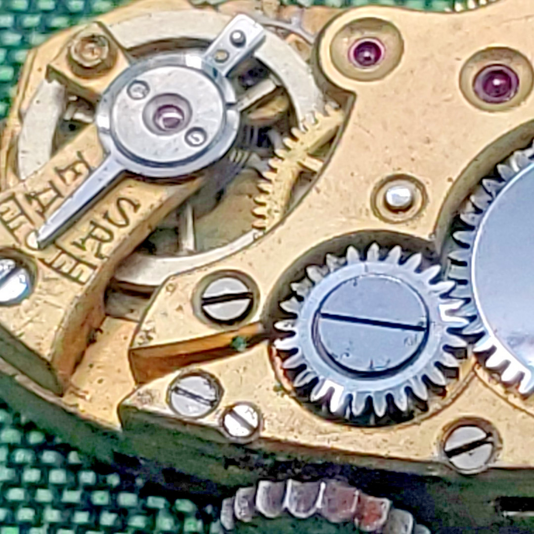 Vintage Elgin 15 Jewels Mechanical Wrist Watch Movement Faces Mechanisms Misc
