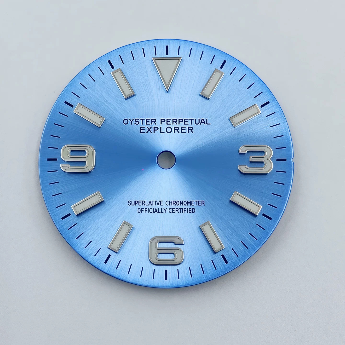 28.5mm Sun patterns Watch Dial Green Luminous for Nh35 Nh36 4R Movement parts