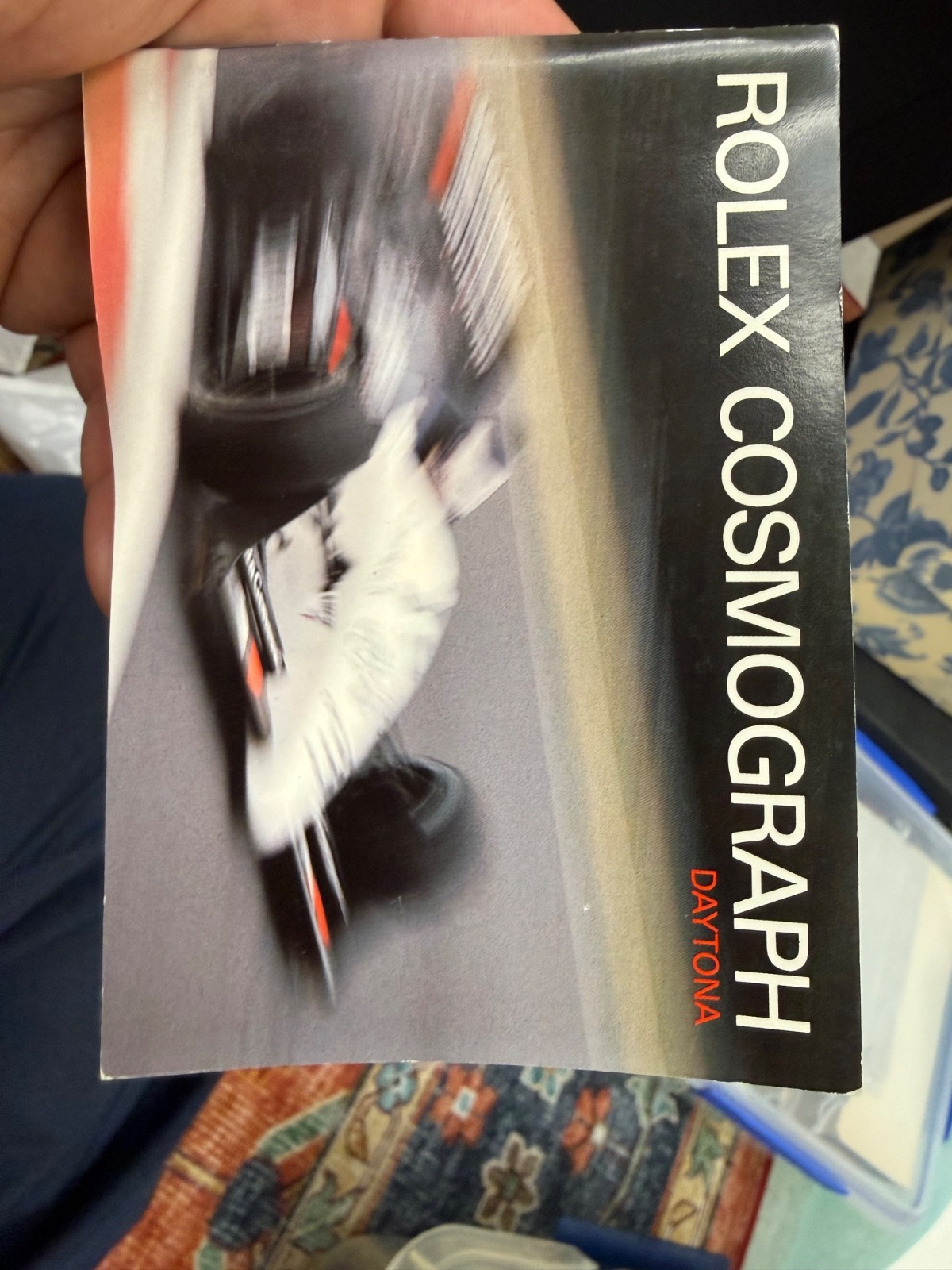 Rolex Daytona Cosmograph Watch Booklet for Parts Brochure 1988