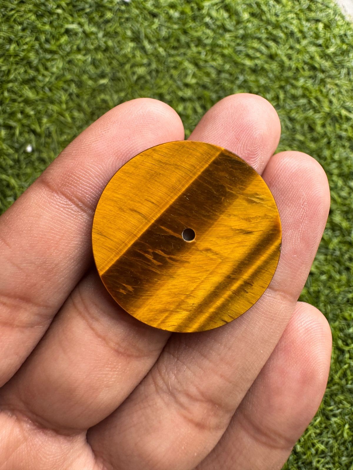 tiger eye Watch Dial Blank Handmade Dial for 31 mm-1.5 mm GMC-1164w