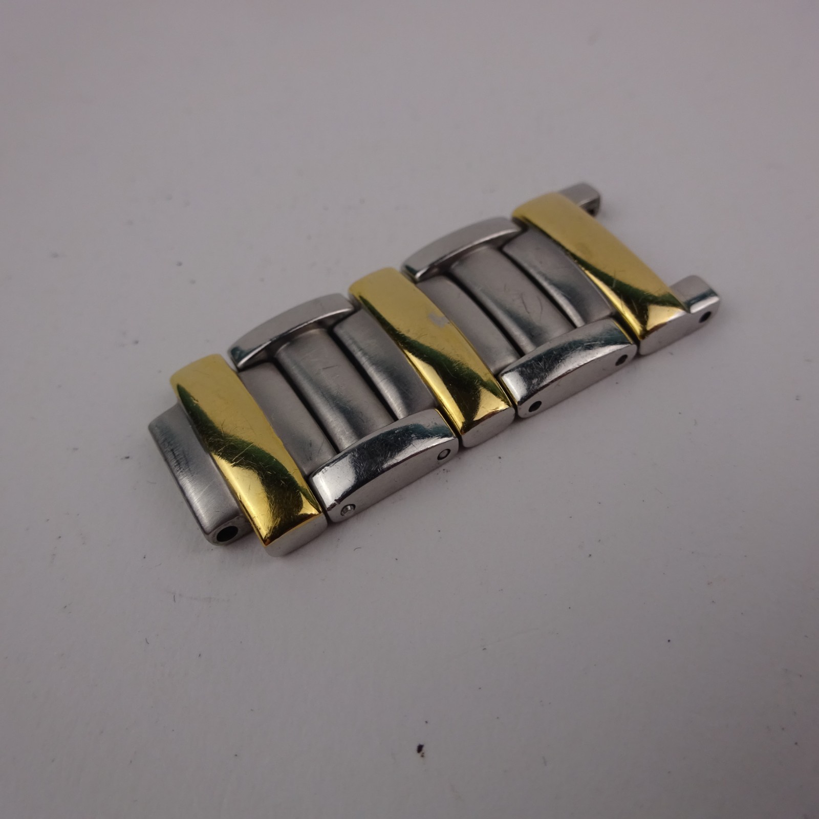 Maurice Lacroix Miros Watch Links x 2 St Steel & Gold Plated Women’s 16mm 2 Tone
