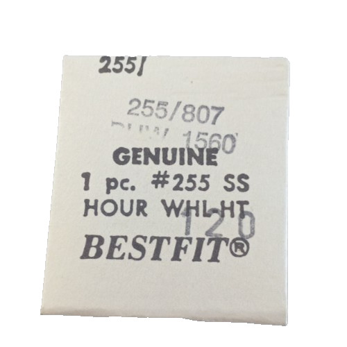 PUW 1560 1561 1562 560 561 562 Hour Wheel watch part #255/807 SS Ht. 120(1.20mm)