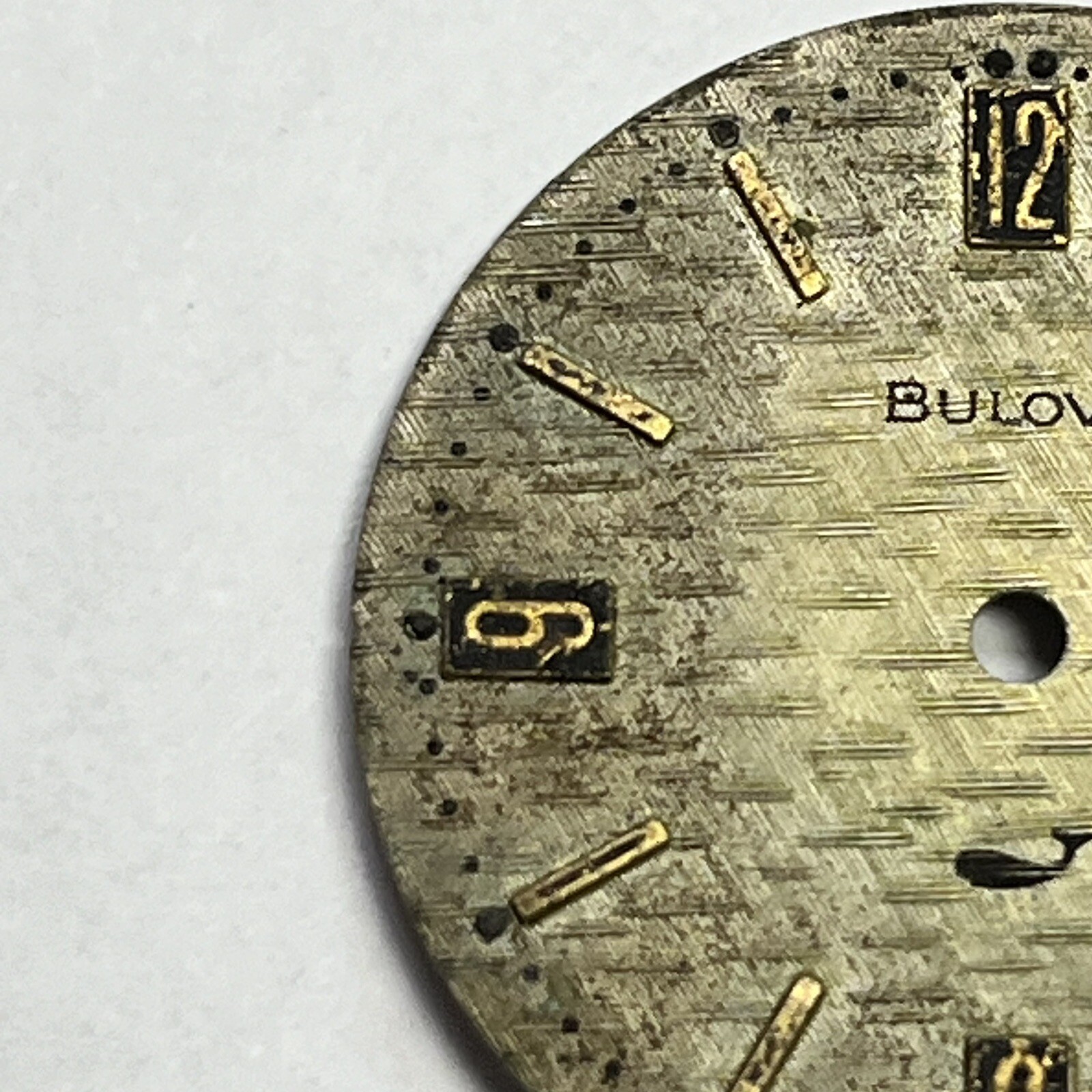 Vintage Bulova Wrist Watch Dial Whale 27.01mm (#90)