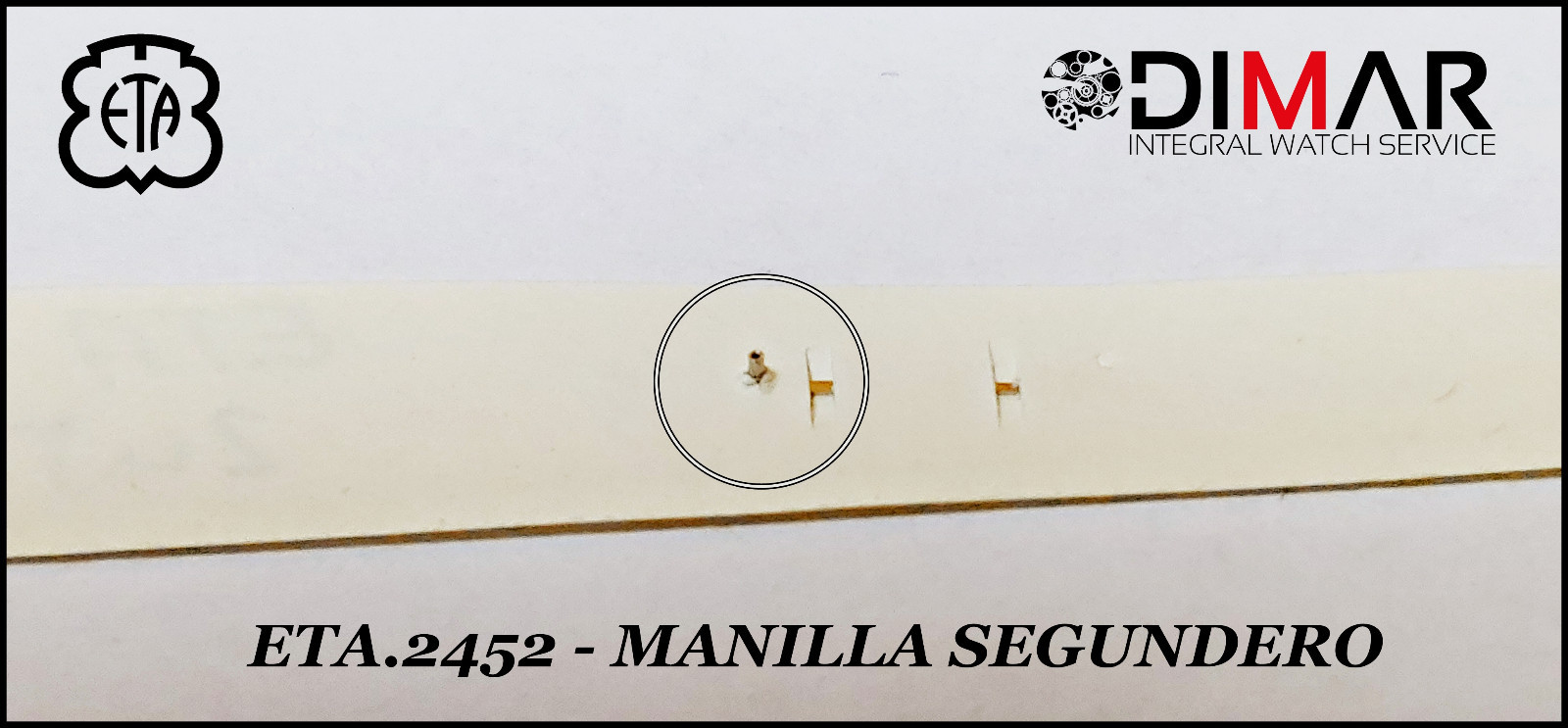 Hands Set/Lancette (Manilla Segundero) ETA.2452