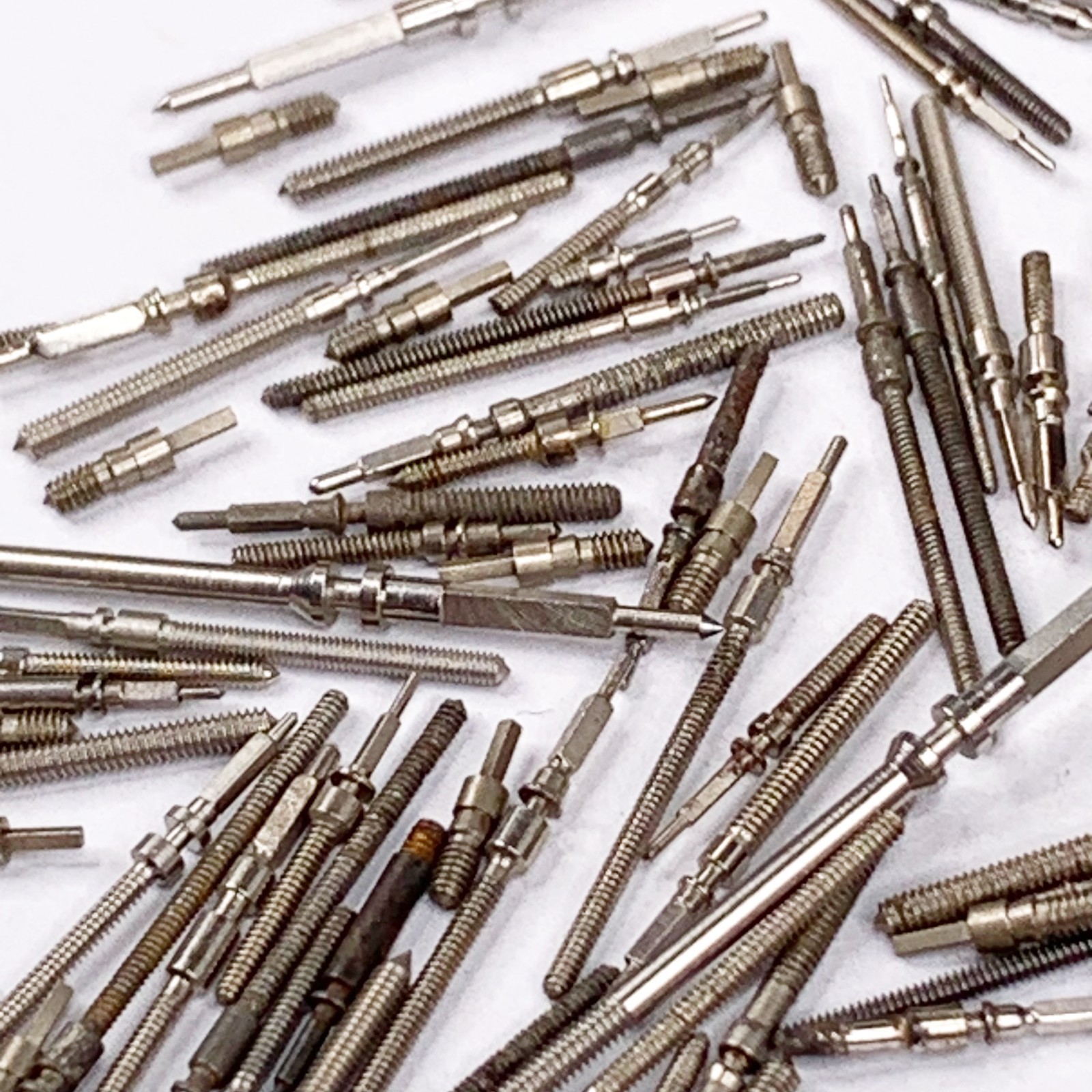 25 Watch Stems Parts vtg steampunk altered art watchmakers lot crafts movements