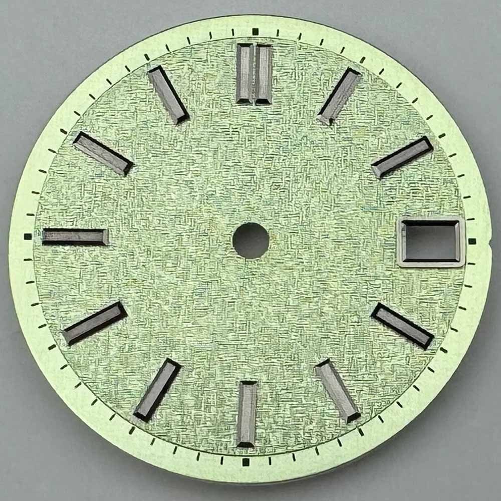 28.5mm Sterile Dial Fit NH35 NH34 Movement 3/3.8 O’clock Crown Black White Green
