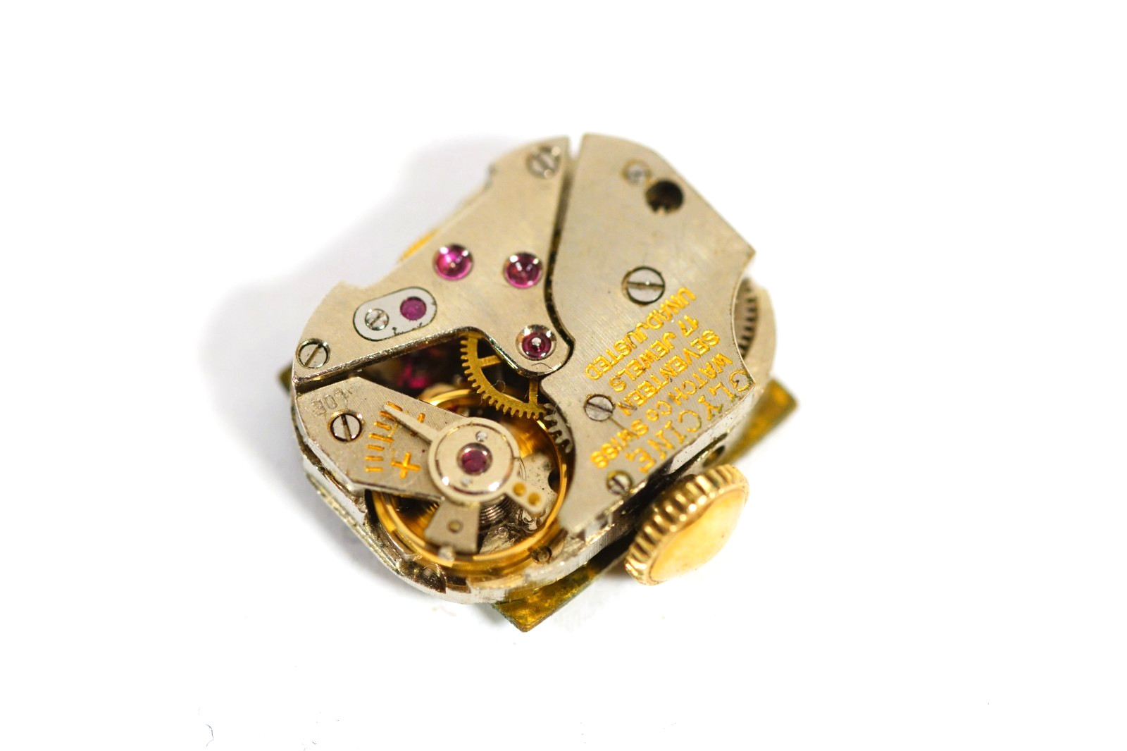 GLYCINE Watch Movement MOP Dial Cal AS-976 Glycine Women Wristwatch Ticking