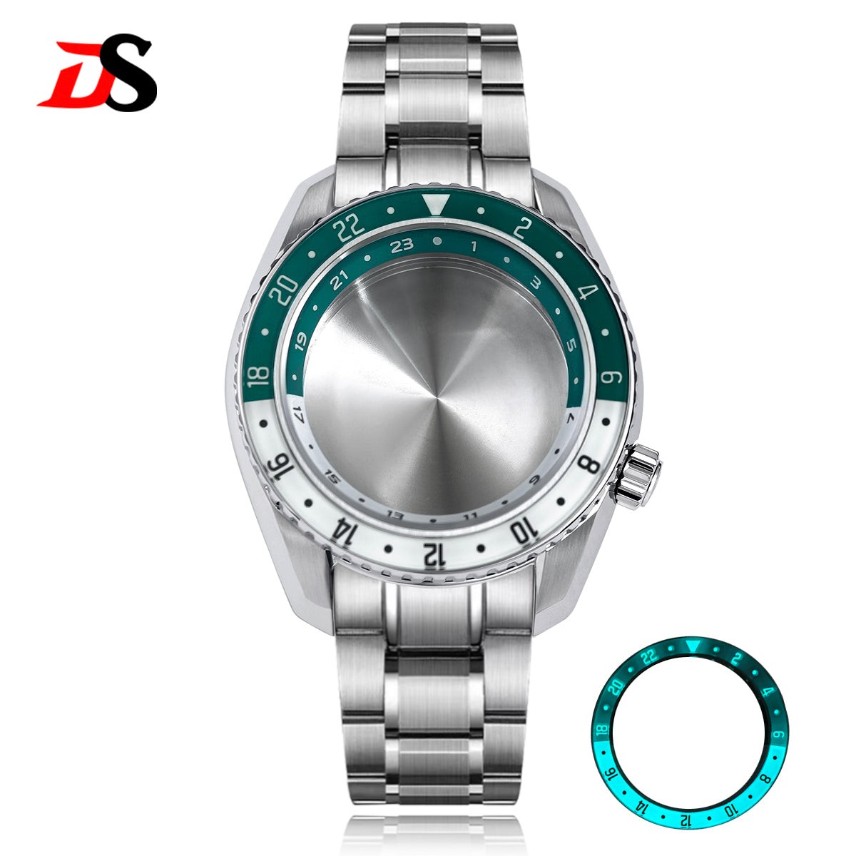 SPB185 42mm Case Sapphire Glass Bezel Blue Lume Two-way Rotation NH35 NH34 20bar