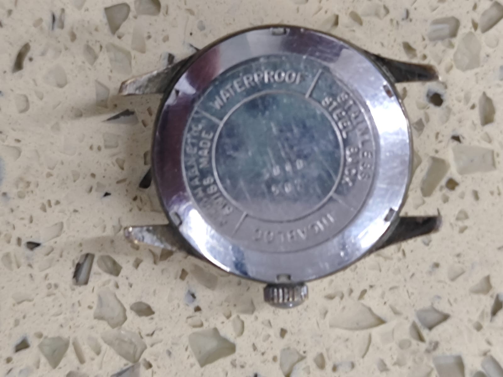 VINTAGE AS 1686 Movement Working With watch ELOGA watch for part Used