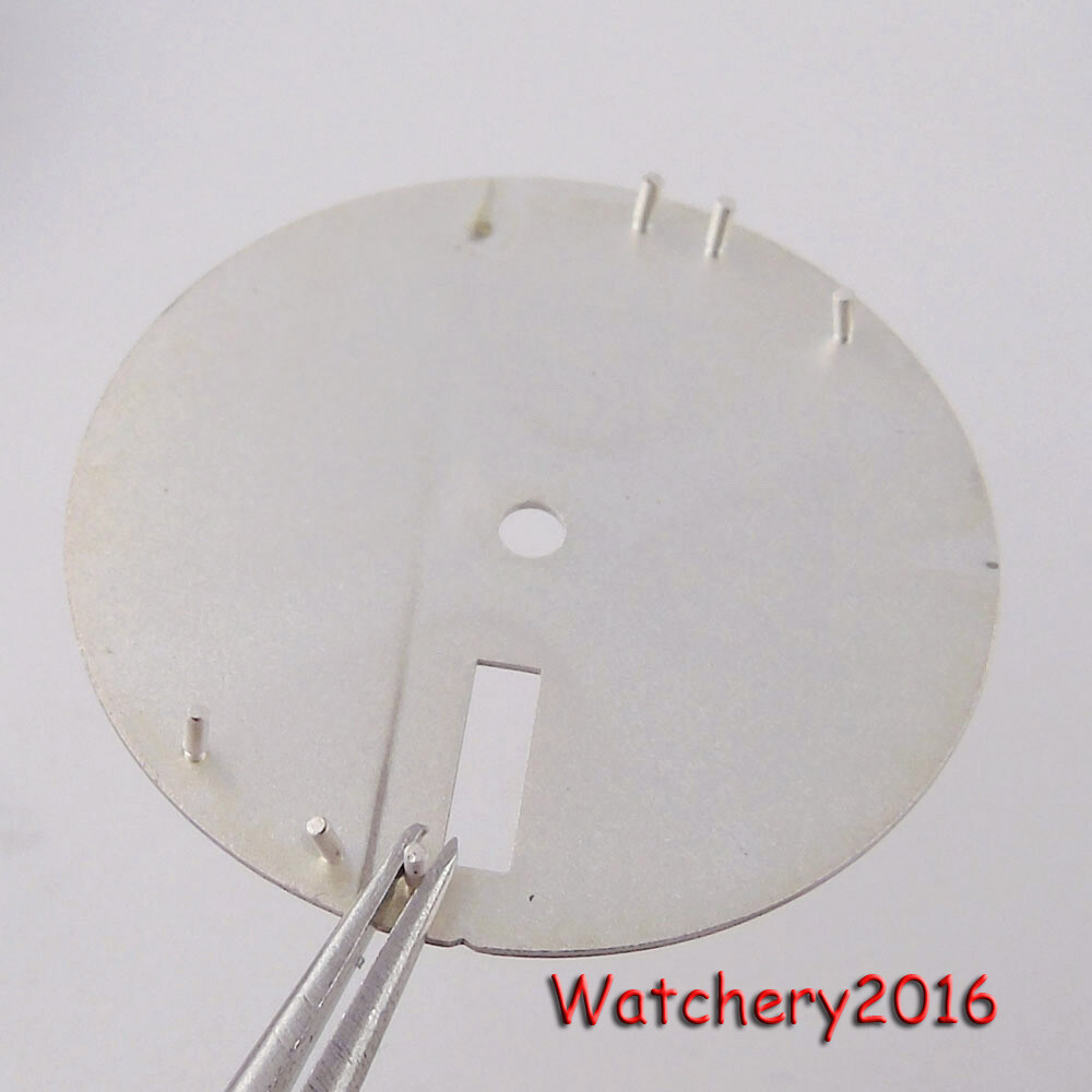 Tandorio 29mm Orange Black Watch Dial Fit NH36 NH36A Automatic Watch Parts Men