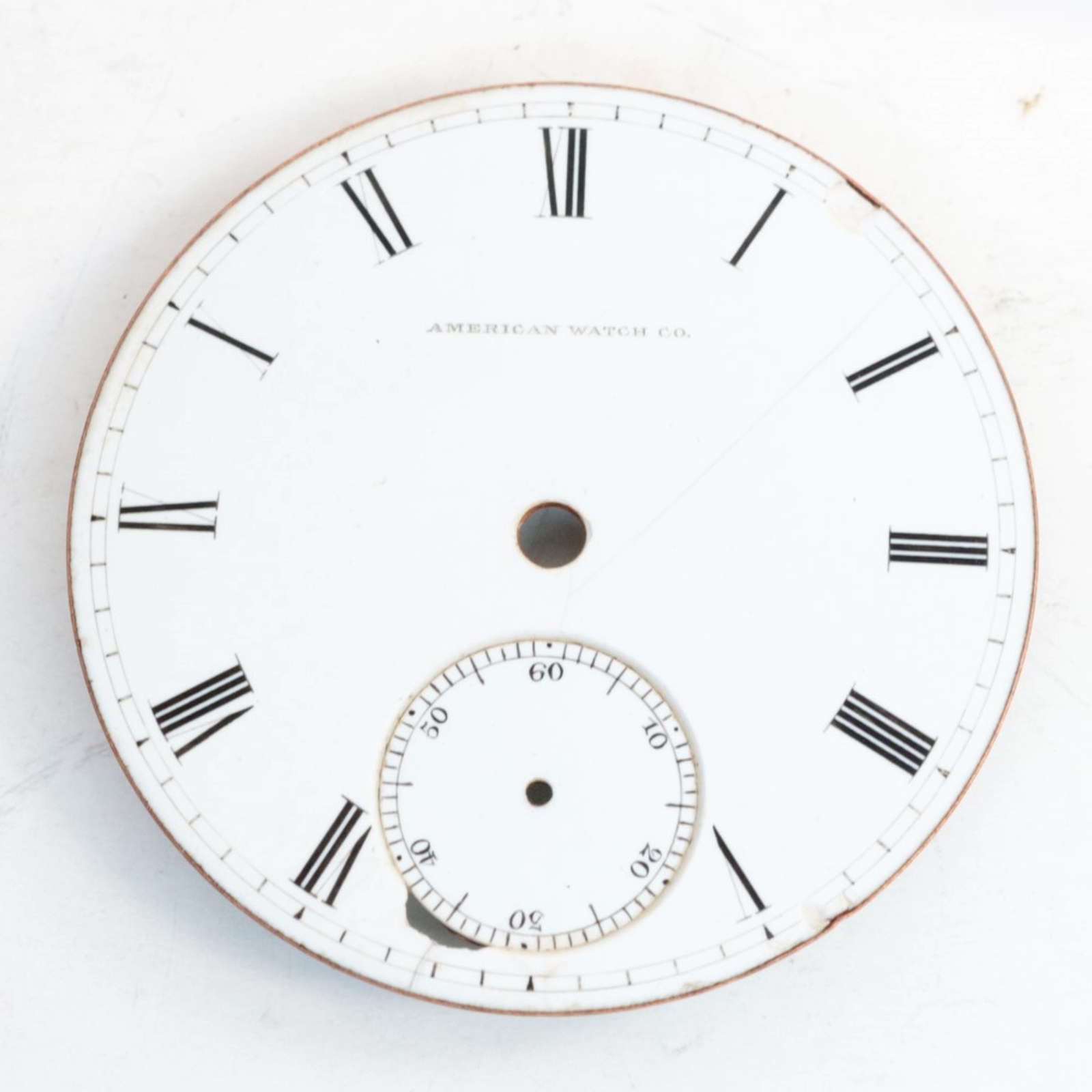 Waltham 18 Size Pocket Watch Dial Model 1857 – Antique – FH209