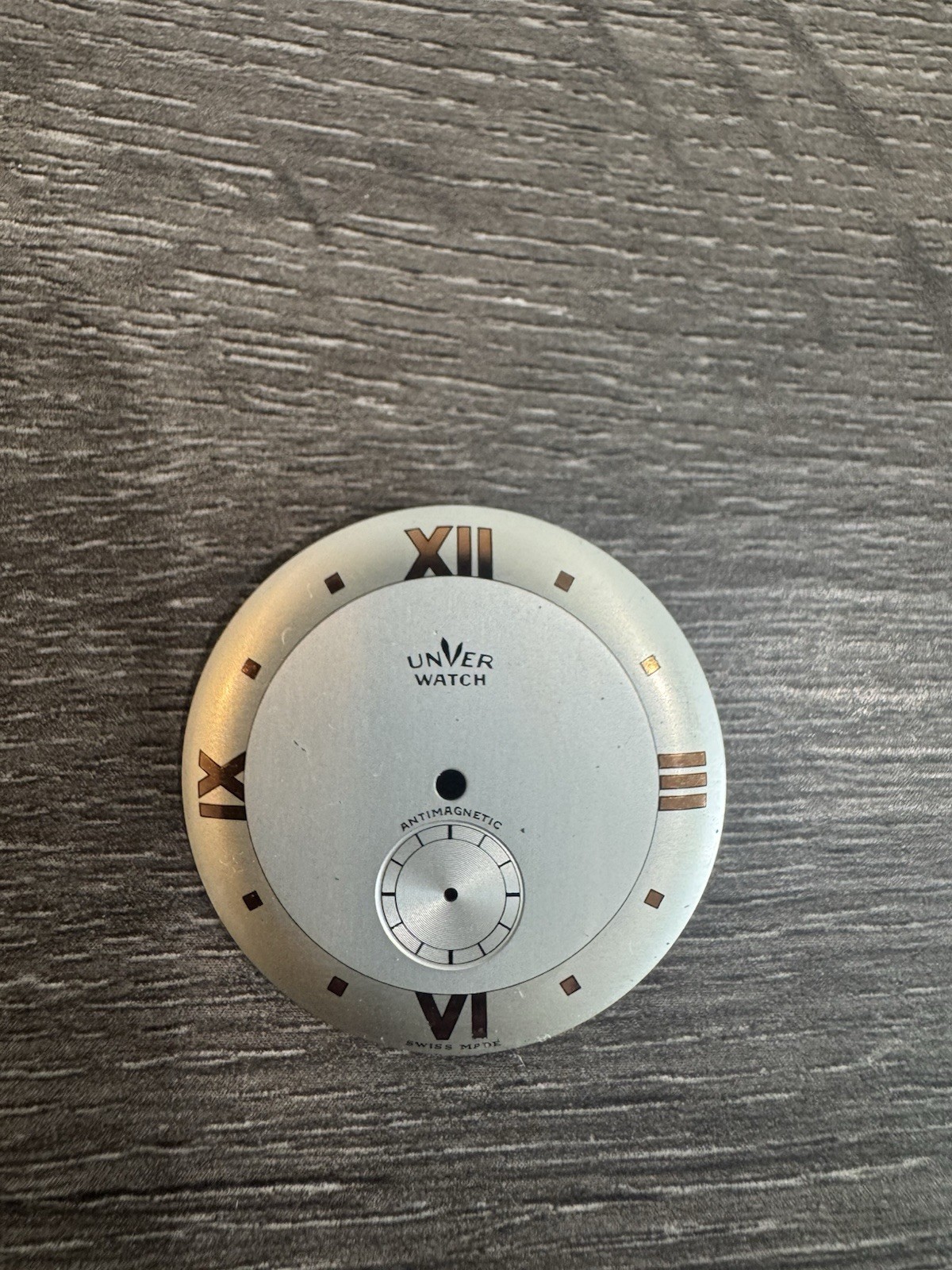 Unver Watch Dial For Parts Swiss Made
