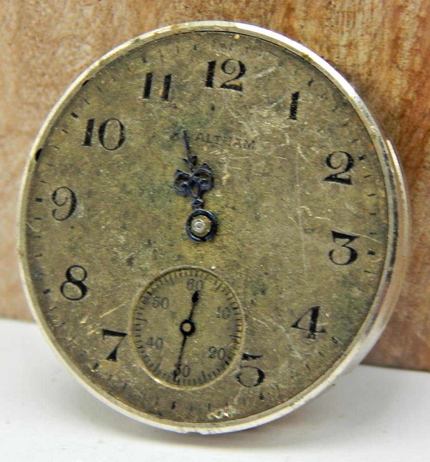 Antique 1915 Waltham Sapphire 0/6s openface 15j adjusted pocket watch movement