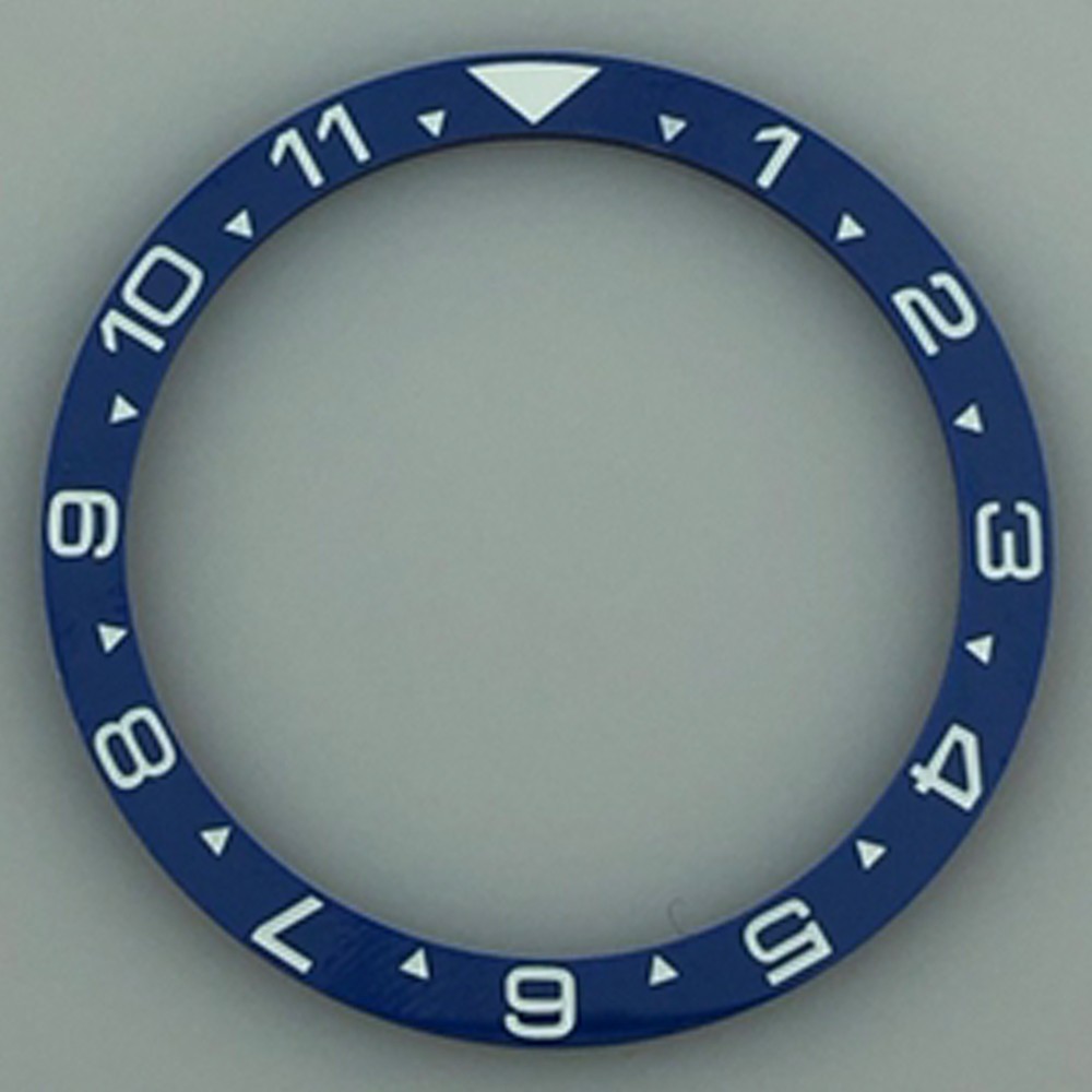 38mm*31.5mm Ceramic/Stainless Steel Bezel Green Gray Black Blue Watch Parts