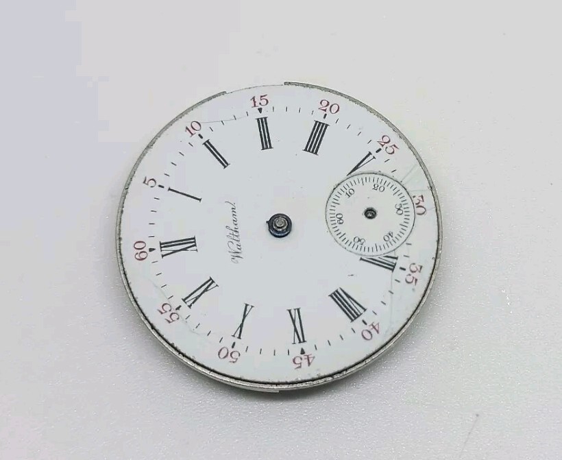 1897 Waltham Model 1891 Grade Seaside 11j 0s Pocket Watch Movement For Repair