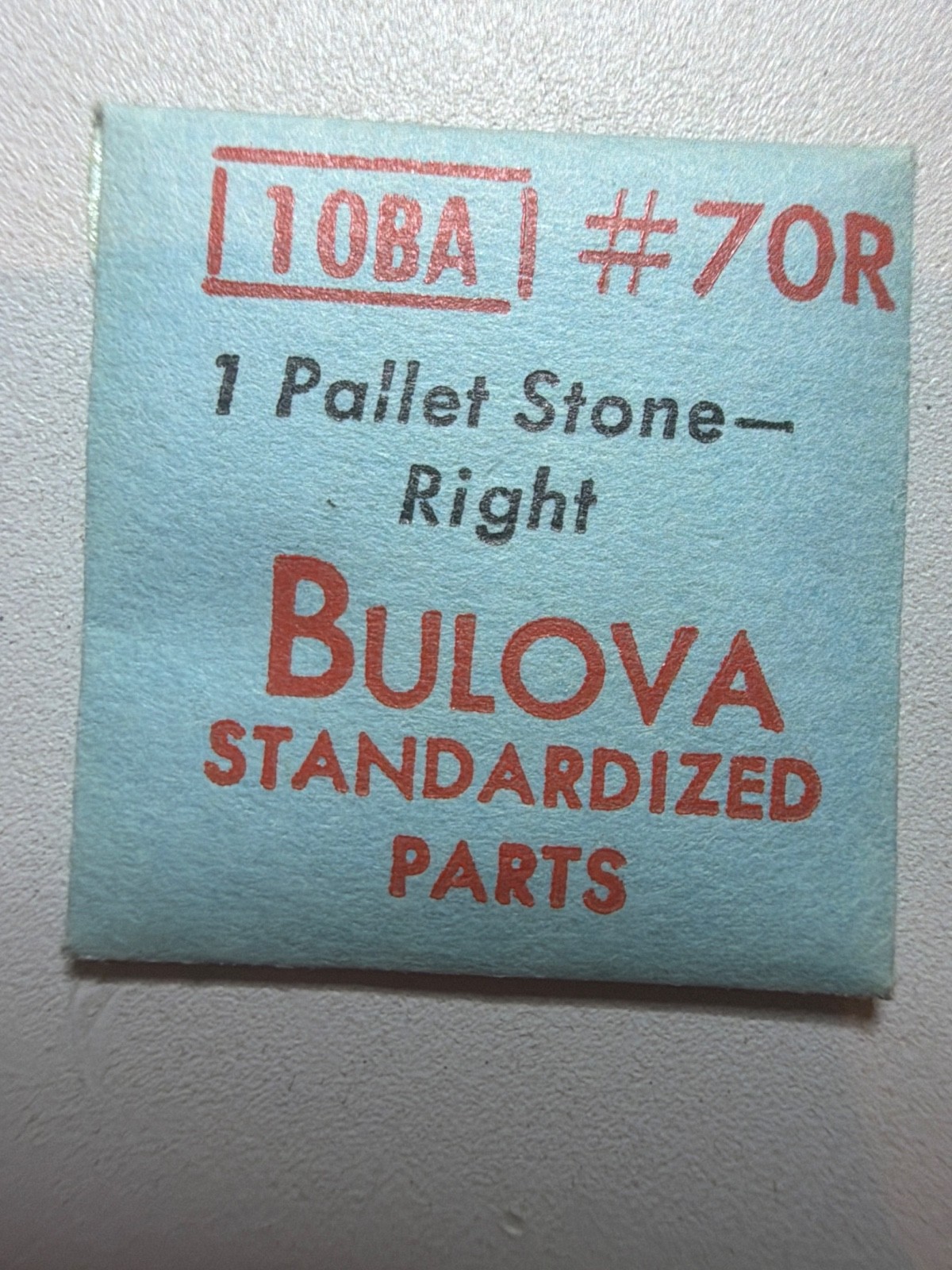 Bulova 70R Pallet Stone (Pallet Fork Right Side Jewel) – NOS – Various Calibers