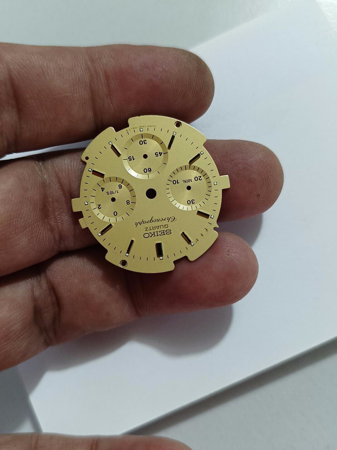 GENUINE USED MINT YELLOW GOLDEN DIAL SEIKO GOLDEN JAMES BOND 7A28-7020 7A28-7029