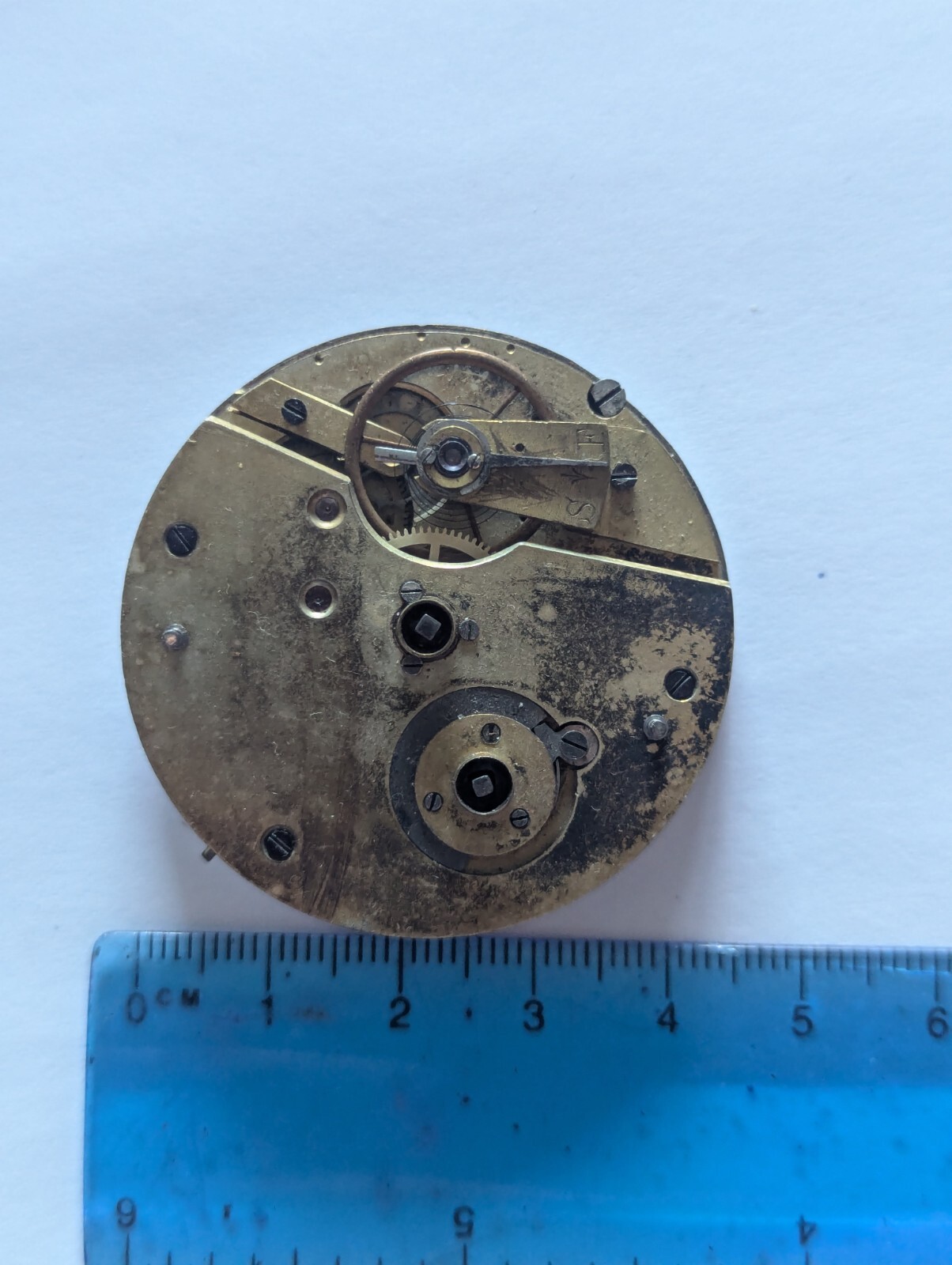 Vintage Fattorini & Sons Pocket Watch Movement (Runs)