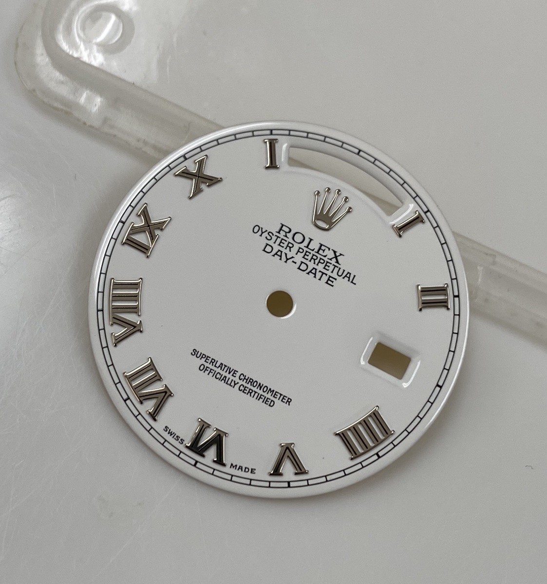 Genuine Rolex Day-Date 36mm President 18238 18038 White/Silver Roman Dial