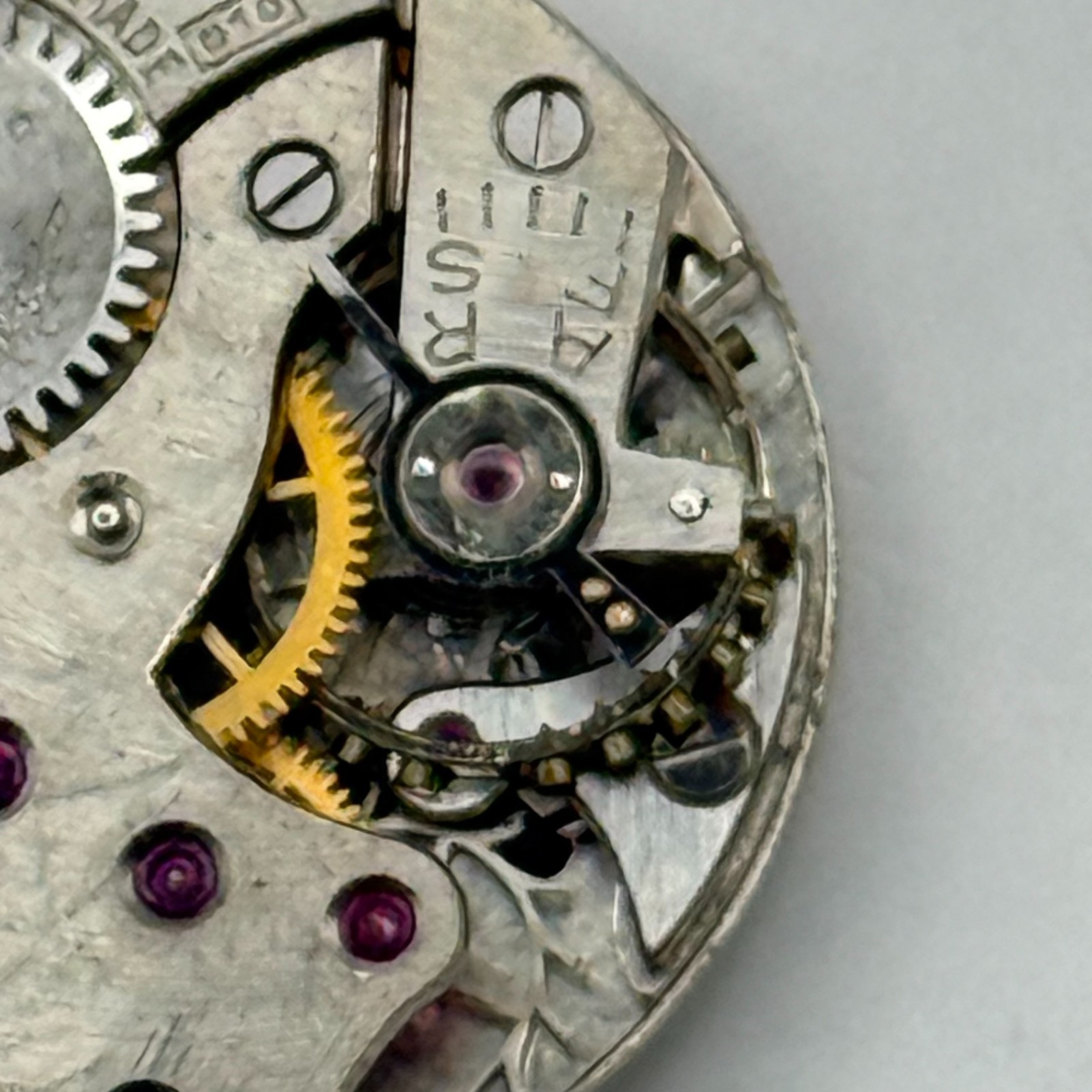 Rotary 810 Watch Movement 15 Jewels Swiss Manual Wind Parts Repair 19.3mm