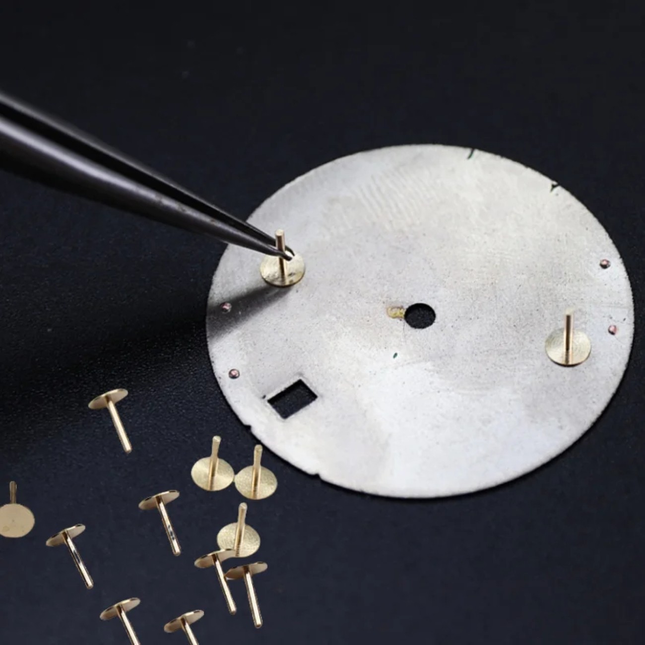 Universal Watch Dial Feet Pin 0.6mm Copper Dial Foot Repair Replacement Part