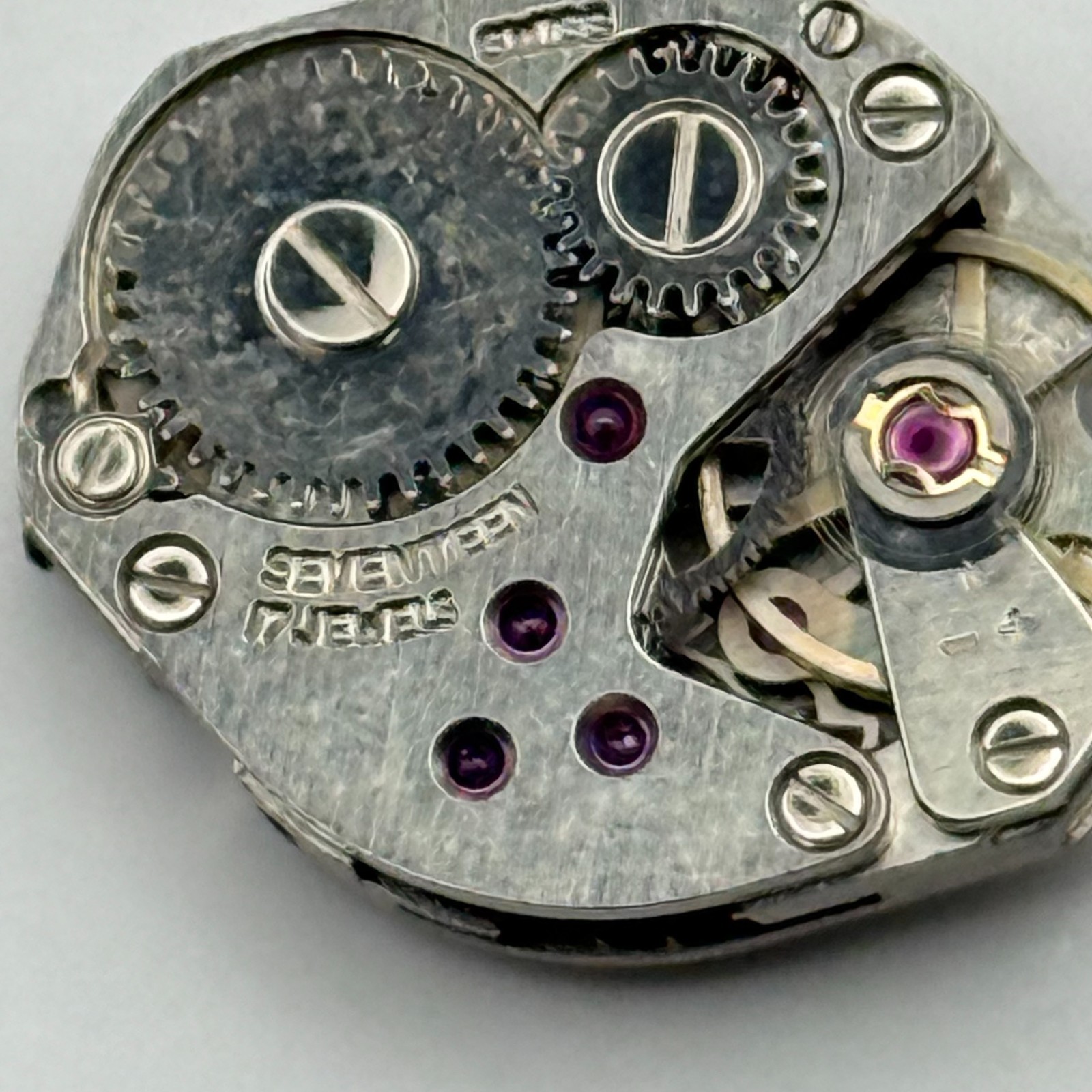 FHF 69-21 Watch Movement Tressa Swiss 17 Jewels Manual Wind Parts Repair 15.3mm