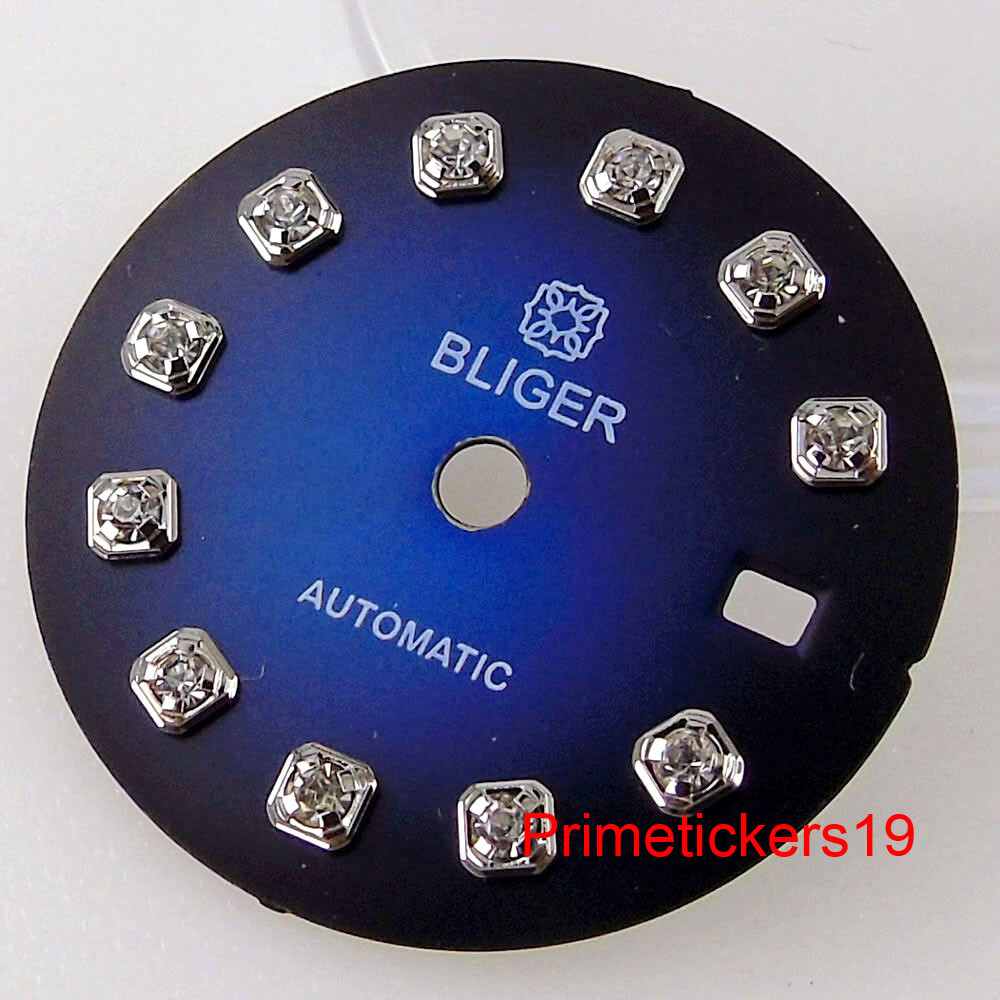 20.5mm Multicolor Sunburst/Gradient Watch Dial Diamond Markers Fit NH05 Movement
