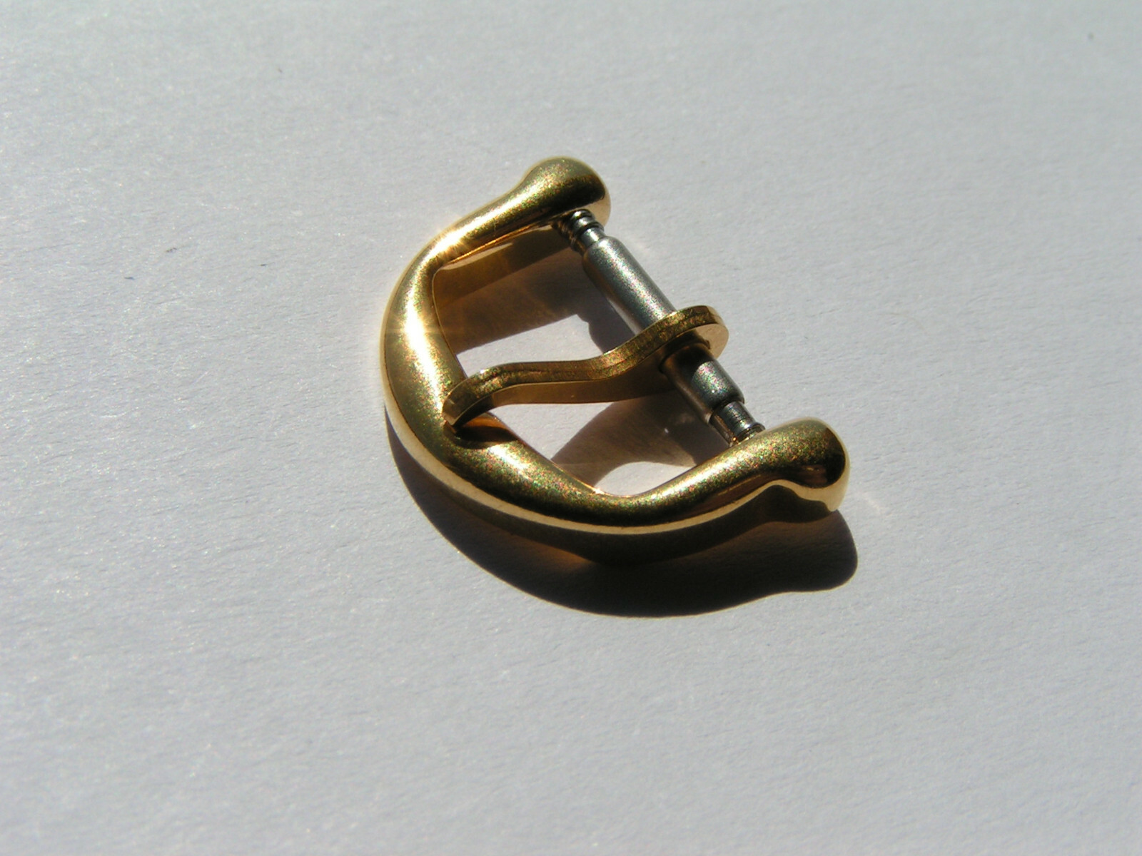Maurice Lacroix Buckle 12mm Steel Gold plated NOS Dornschliesse I544