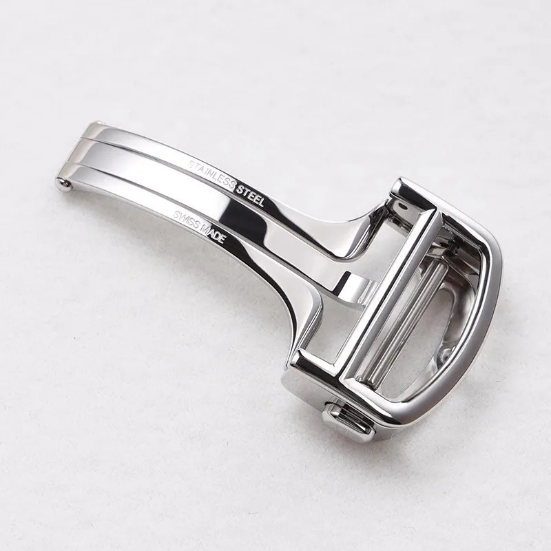 NEW 14mm 16mm 18mm Buckle Deployment Clasp For Cartier Leather Strap Band
