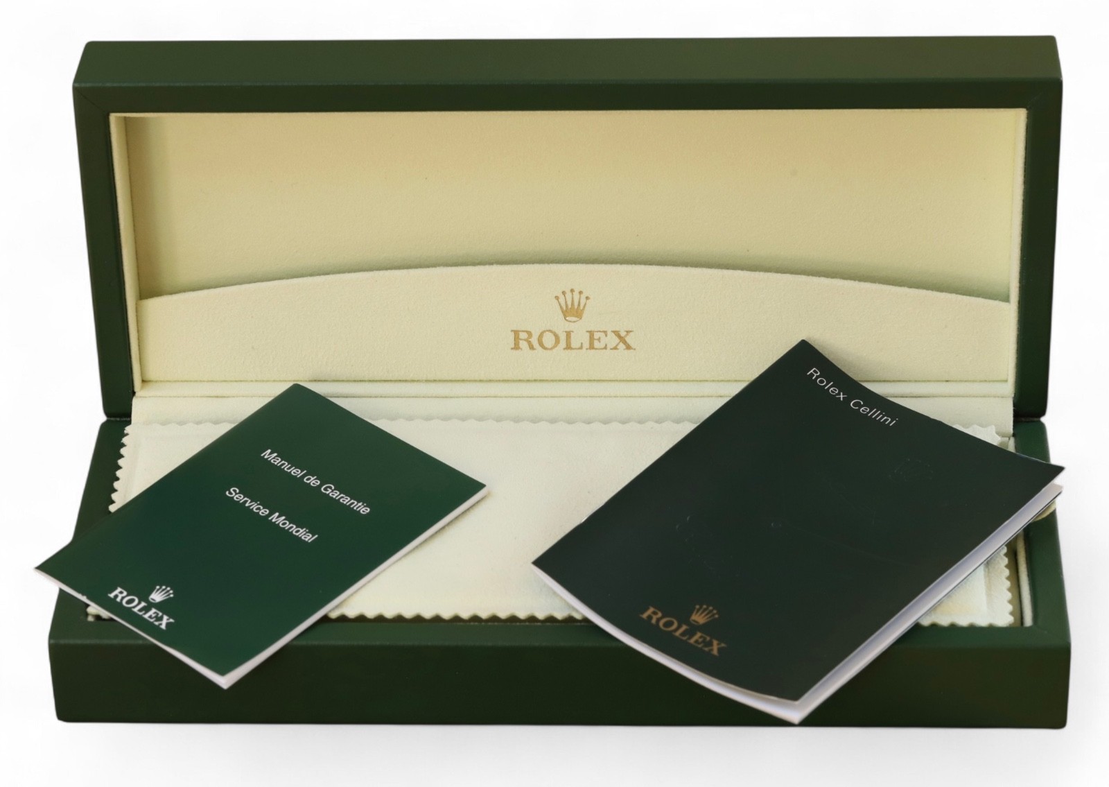 Empty Genuine Rolex Cellini Box – Inner & Outer Boxes & Accessories Set